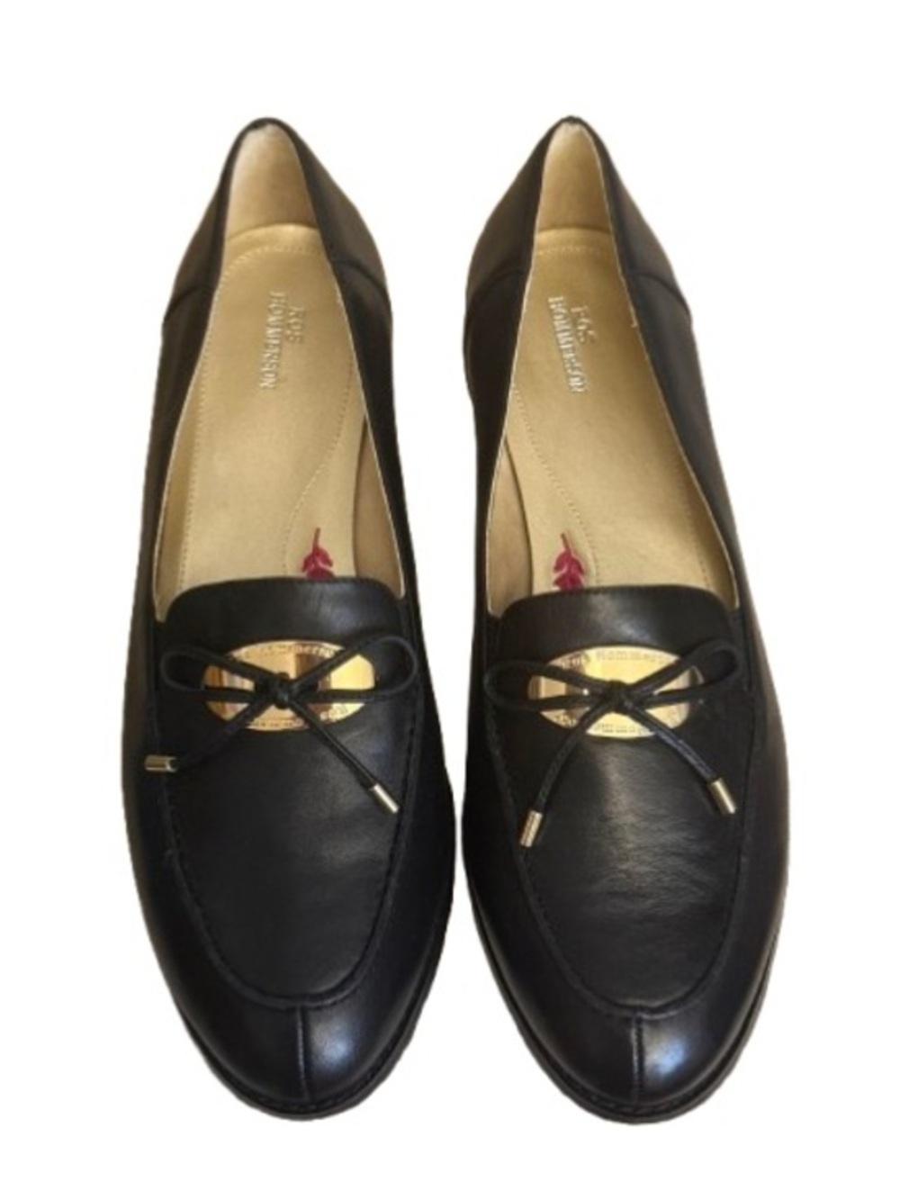 Ros Hommerson Dana Black Leather Loafers – Women’s Size 11W – NWOB